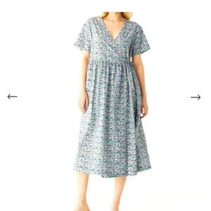 NWOT Frank & Oak Ditsy Floral Wrap Dress